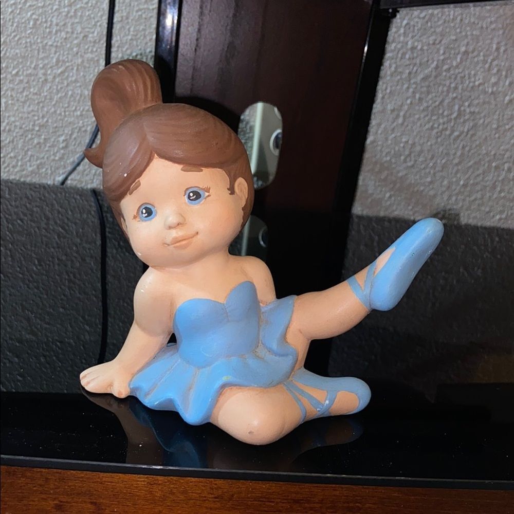 Vintage Babs Blue Ballerina Figurine